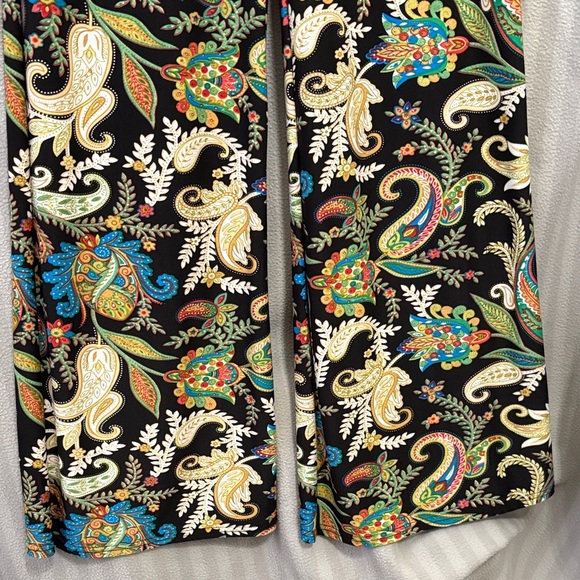 Paisley Wide Leg Pants - Picture 3 of 4
